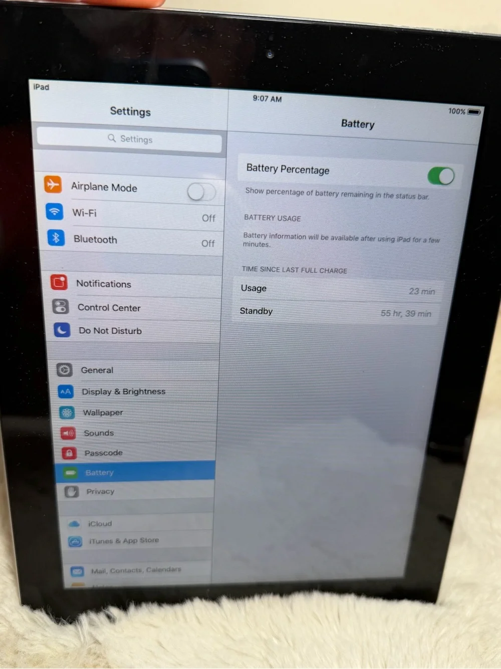 Apple tablet clear